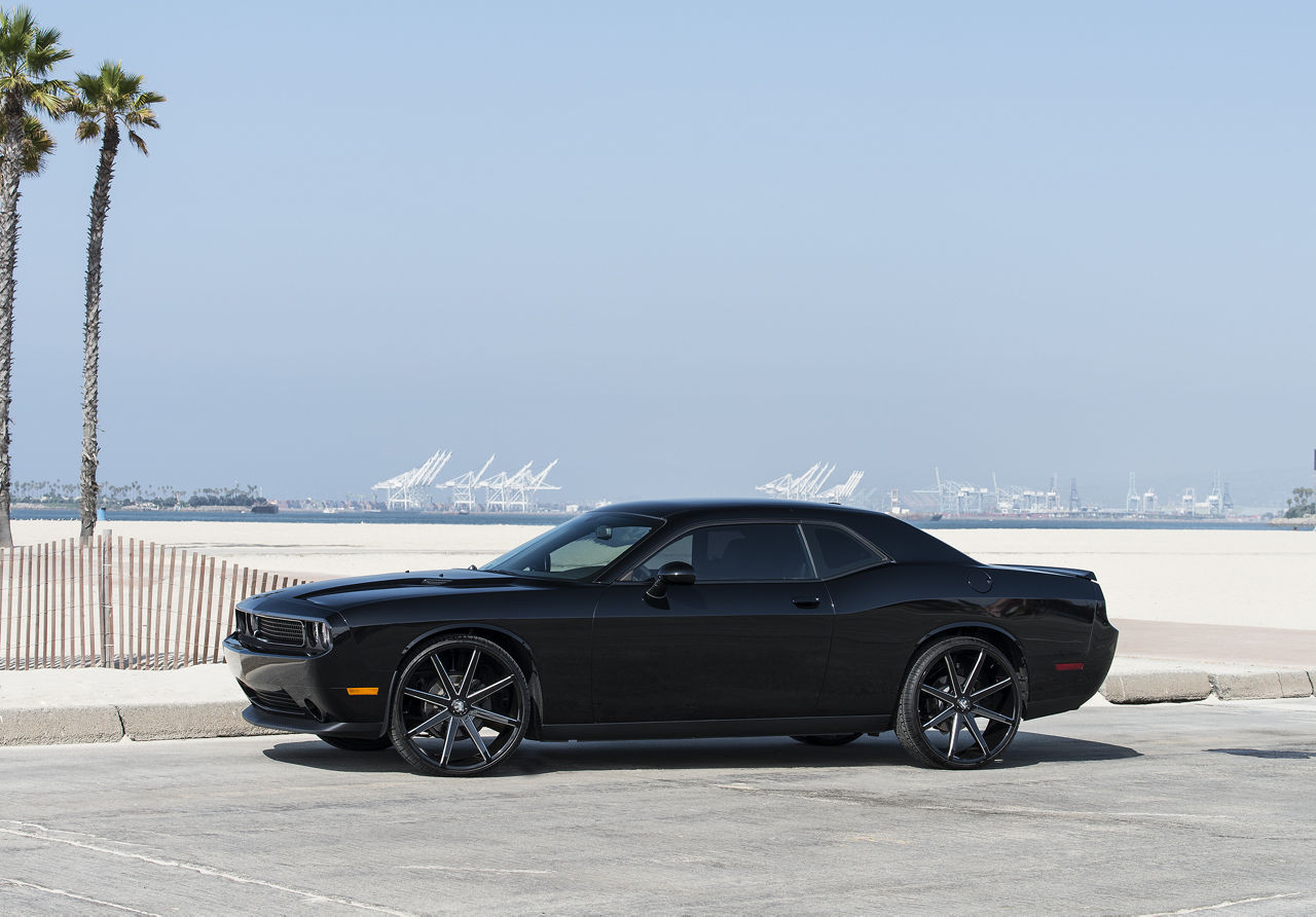 2012 Dodge Challenger - DUB PUSH - Black | Wheel Pros